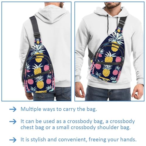 Mochila bandolera de 30x18cm con correa ajustable para hombre y mujer 3
