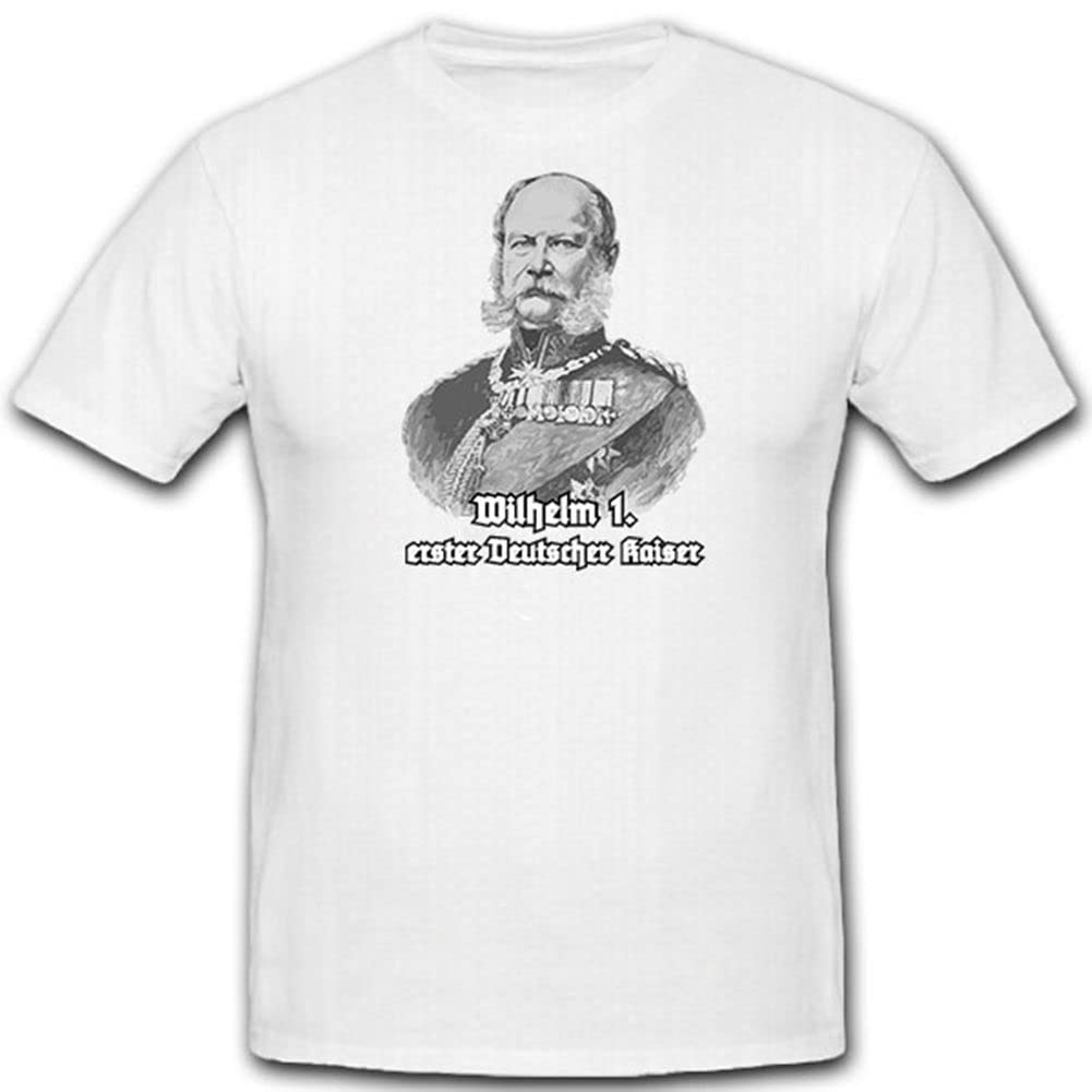 T-shirt Wilhelm I de Preussen en blanc taille 4XL - 3