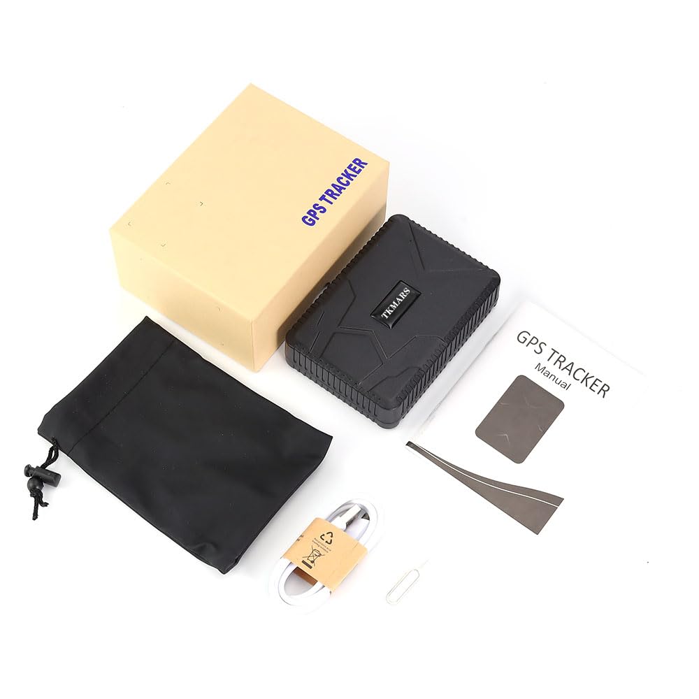 Traceur GPS Voiture 4G Aimant Antivol Batterie Puissante Longue Veille Multiples Alarmes Tracker GPS Suivi en Temps Réel Applicable Mondialement Aucune Restriction Géographique Étanche TK915