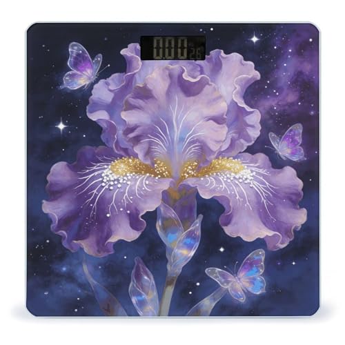 Báscula Digital de Baño Purple Floal Precisa 180 kg miniatura 1