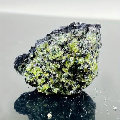 Péridot olivine de collection, gemme brute de qualité supérieure