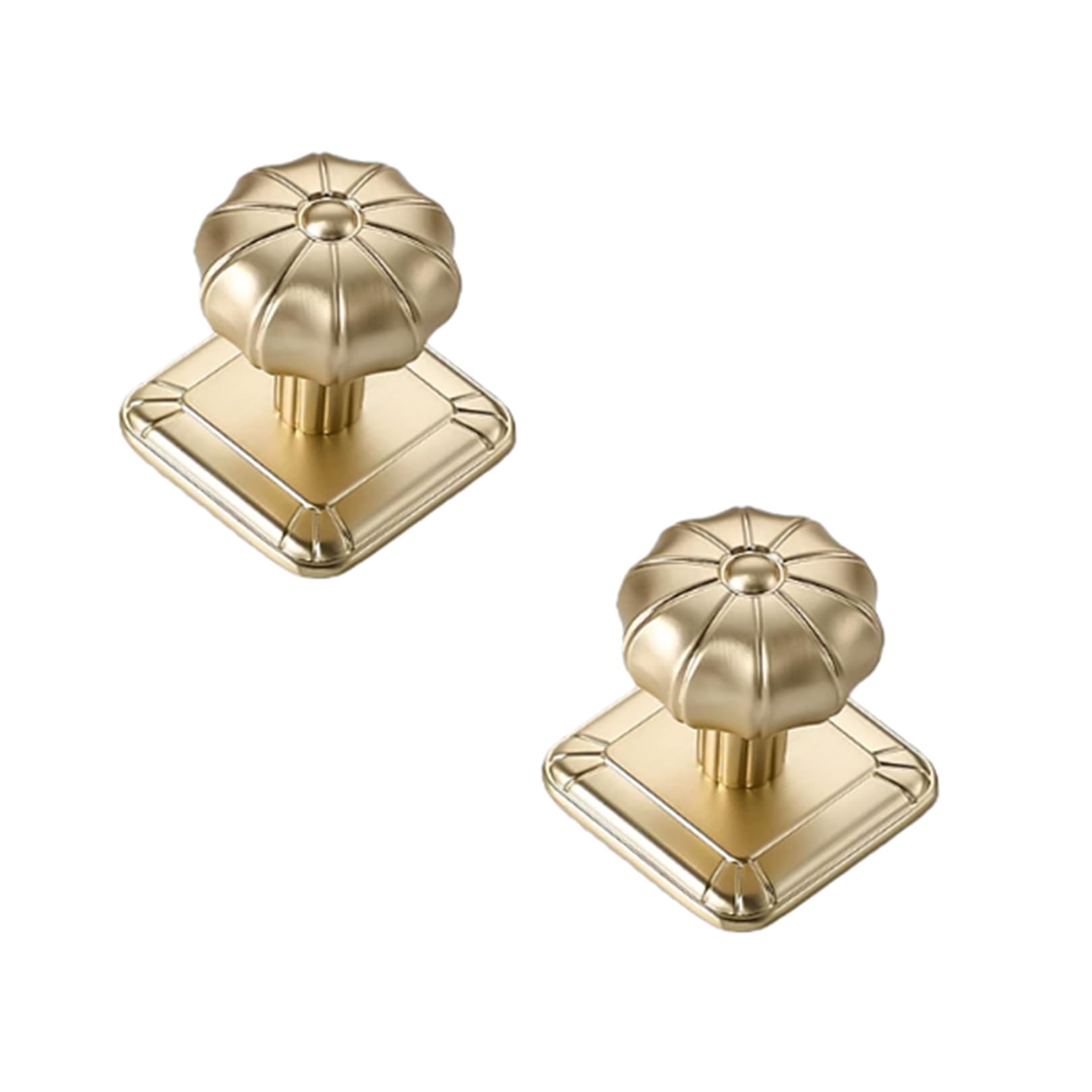 Pomos para armario y tiradores de cajón de zinc, manijas color cobre monofijo de 2 uds