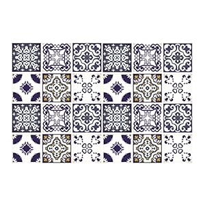 Coloray Stickers op de Tegels Decoratie Mozaïek-wandtegelstickers Zelfklevend voor Badkamer Tegelstickers voor Keuken…