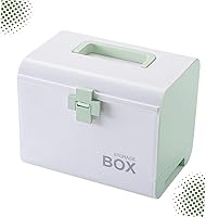 Vista 9 de DECHOUS Organizador de medicamentos, organizador de primeros auxilios para viajes en casa