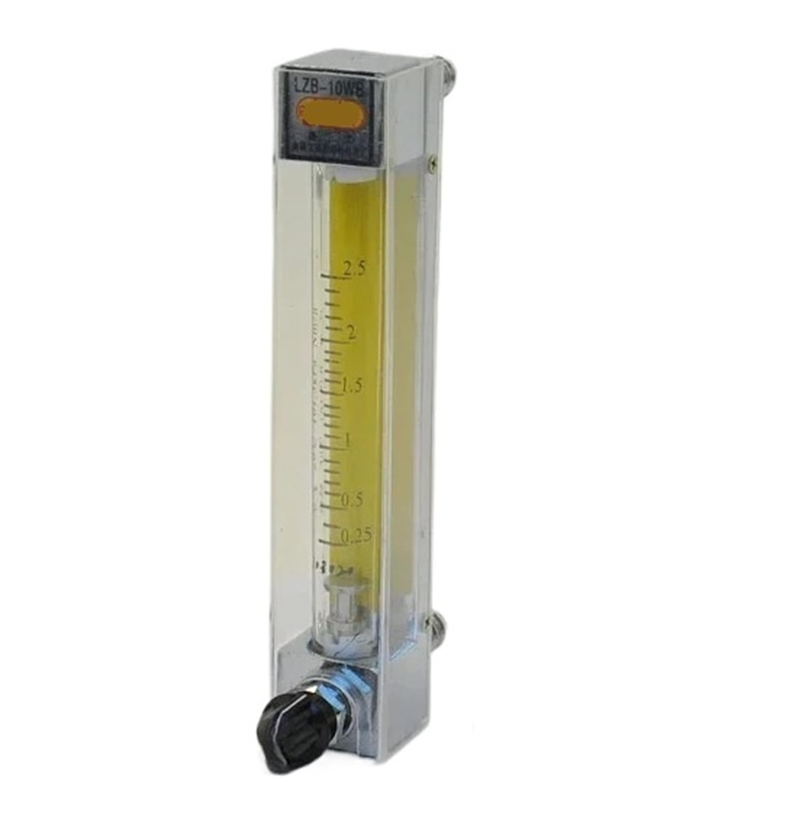 Medidor de flujo de agua líquida, flotador de Rotor de vidrio, Panel de rotor de aire LZB-10WB(5-45l min)