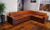 Wir geben Ihnen die Möglichkeit, dieses Sofa in Ihrer eigenen Konfiguration zu bestellen . Wir produzieren dieses Sofa nur für Ihren speziellen Wunsch ! Sie können das Sofa bestellen genau das gleiche wie auf den Bildern, oder Sie können wählen: -***Ecksofa Ecke Links oder Ecke Rechts***Lederfarbe ***Kontrastnähten zum Beispiel in Creme Farbe oder Nähten in der gleichen Farbe wie das Leder .