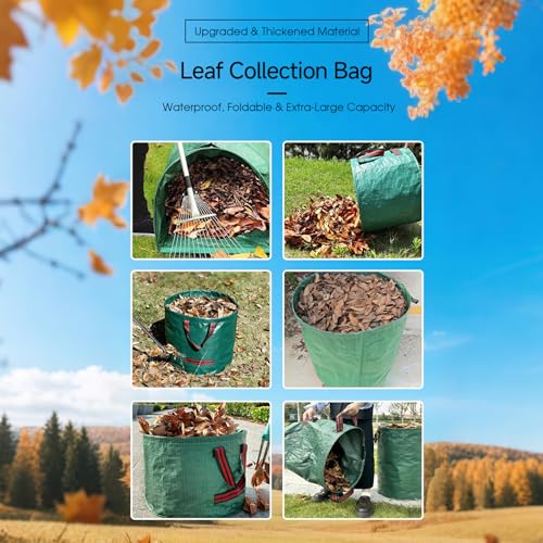 Sacs à feuilles étanches et robustes pour collecte et recyclage extérieur - 6