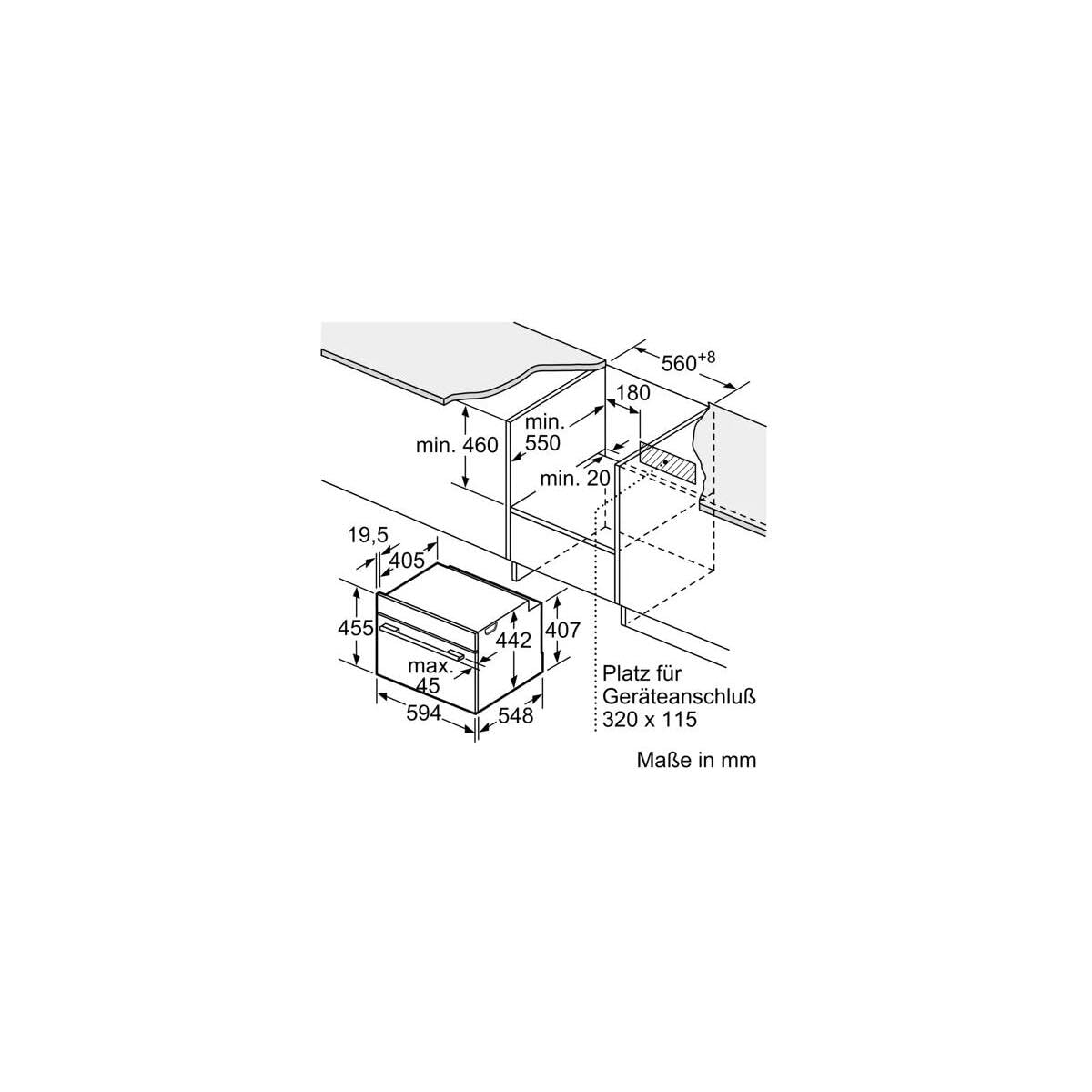 SIEMENS Four encastrable pyrolyse CB774G1B1, IQ700, Compact, 11 modes de cuissons