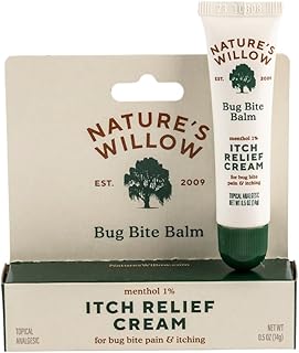 Nature’s Willow Bug Bite Balm, Natural Insect Bite Pain & Itch Relief, 0.5 oz.