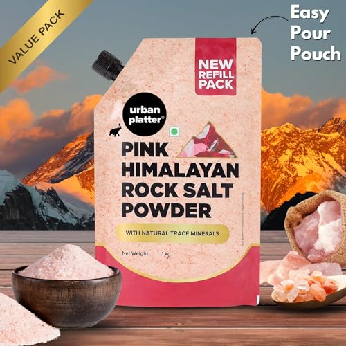 Image of Urban Platter Pink Himalayan Rock Salt Powder, 1Kg