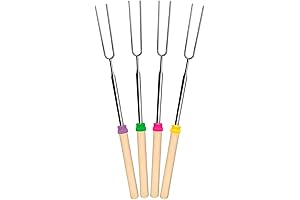 Extendable 32" Marshmallow Roasting Sticks for Barbecues