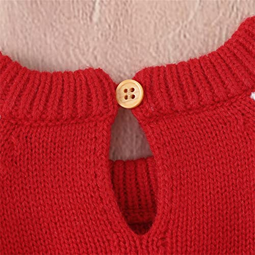 Toddler Boys Girls Warm Knit Christmas Sweater Long Sleeve Crewneck Sweatshirt Winter Cute Xmas Pullover2