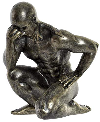 Figurine athlète homme couleur bronze 16 cm, un cadeau symbolique idéal