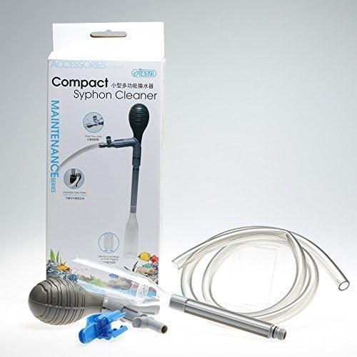 ISTA Aquarium Fish Tank Compact Syphon Cleaner Water Filter Gravel leveler new!