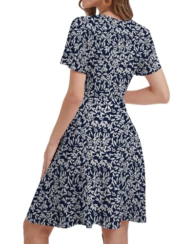 MixShe Summer Dresses for Women 2025 Floral Sundresses Elegant Classy Fashion Casual Outfit Plus Size2