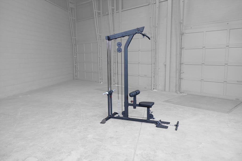 Body-Solid (GLM85B Pro LAT Machine Sculpte une machine plus forte, peu encombrante et d'exercice du dos, équipement de gym à domicile