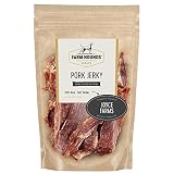 Farm Hounds Premium Pork Jerky for Dogs, 100% Made from Humanely-Raised Pork, Dog Jerky Treats, Heal