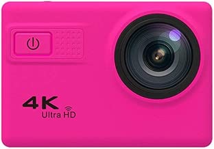 QYL Camera Pink Portable Gyroscope Anti-shake Hd 4K Sports Camera 170 Degrees Wide Angle WiFi Outdoor Diving Waterproof Camera Portable Camera Color Pink QYL Camera Pink Portable Gyroscope Anti-shake Hd 4K Sports Camera 170 Degrees Wide Angle WiFi Outdoor Diving Waterproof Camera Portable Camera Color Pink