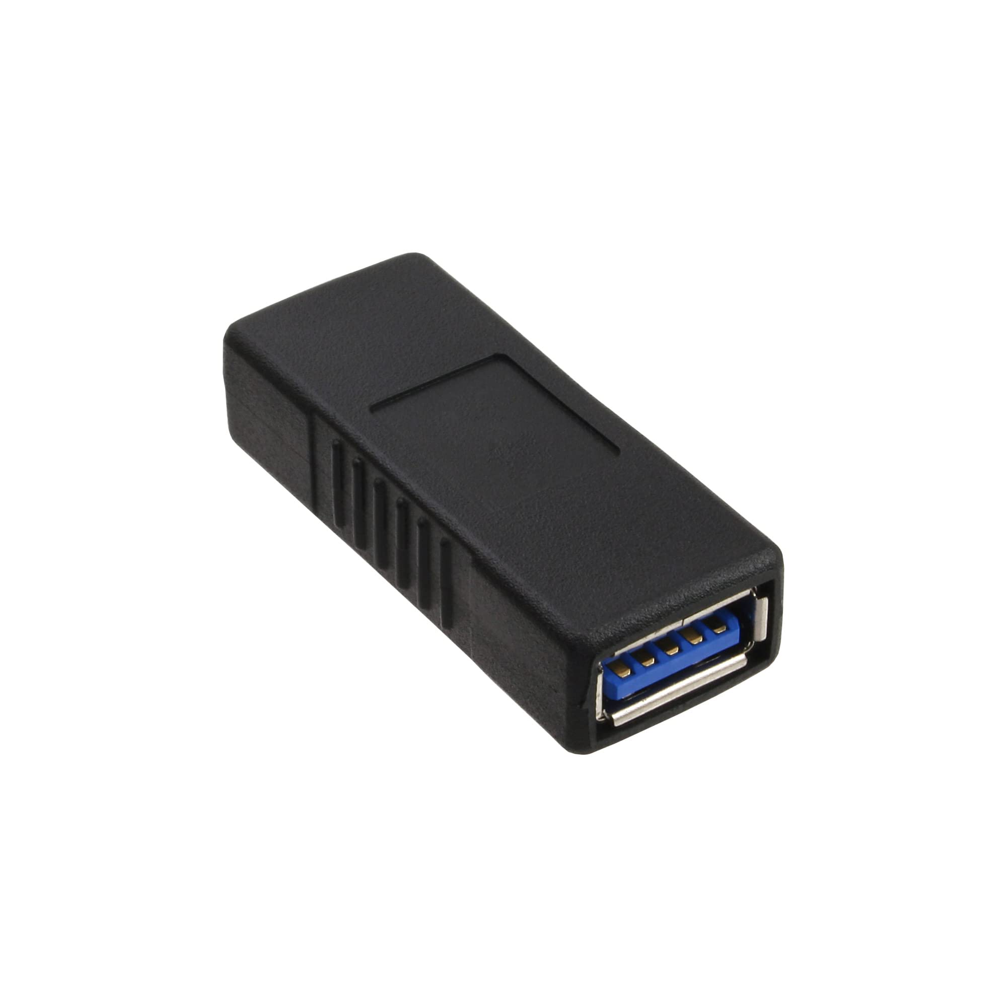 InLine - 35300P - Adaptateur USB 3.0 Femelle/​Femelle, 5 Gbps, en Plastique - Noir
