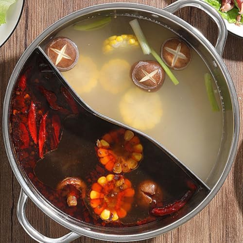 Marmite en acier inoxydable double compartiment casserole chauffante portable - 6