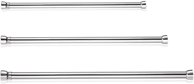 Stainless Steel Thickening Wardrobe Telescopic Rod Wardrobe Clothes Rail Clothes Hanger Pole Thick Flange Seat Suitable for Wooden Wardrobe (Size : 128-230cm) ( )