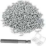 MaiMMaledy 200PCS Universal Tire Carbide Screw Spikes Skid Nails 12x4mm Anti-Slip for...