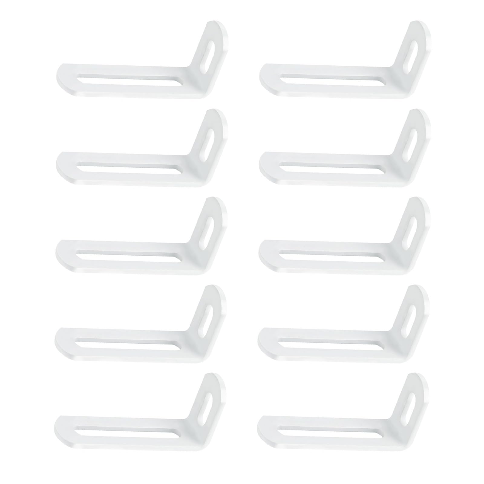 Msioytog Multicolor Iron Fixing Brackets With Reinforced 90 Degree Angles Structure For Heavy Furniture Wall Reinforcement Multipurpose Right Angles Brackets