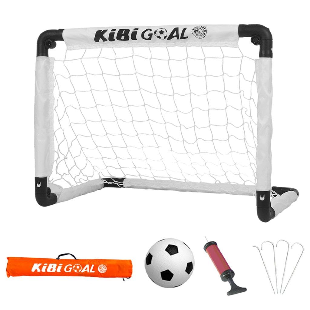 Meadawgs® Kids Soccer Goal Set Backyard Mini Net and Ball White with Bag Soccer Pump-image-11
