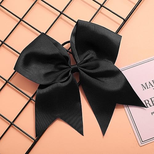 JanJean Kids Girls Cheerleading Set Bowknot Headwear + Stockings + Flower Balls for Dance Performance Competition4