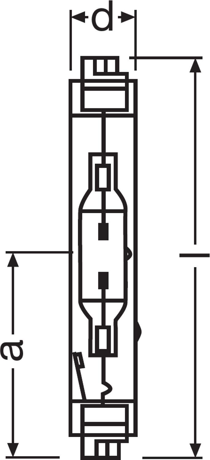 Osram POWERSTAR HQI-TS 400W/D PRO FC2 Hochdruck Entladungslampe MH Quarz
