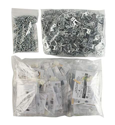 Image of Fletcher Picture Perfect No-Wire Hanging Kit | Keeps Frames Level with Flush Mount Hardware for Wall Art, Mirrors & Signs | Supports up to 50lbs. | 100 kit Bulk Pack