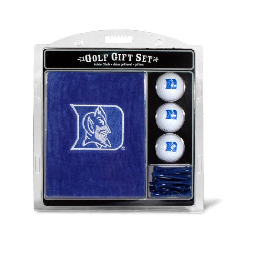 Team Golf 637556208200 Ncaa Duke Blue Devils Gift Set: Embroidered Golf Towel cover