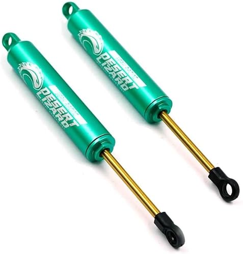 Yeah Racing Par de choque interno de dos etapas del lagarto del desierto de 393.7 ft m verde para la correa eslabonada