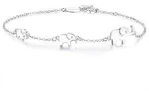 Sterling Silver 3 Generation Elephant Bracelet: Timeless Bonding for Grandmother, Mother, and Daughter