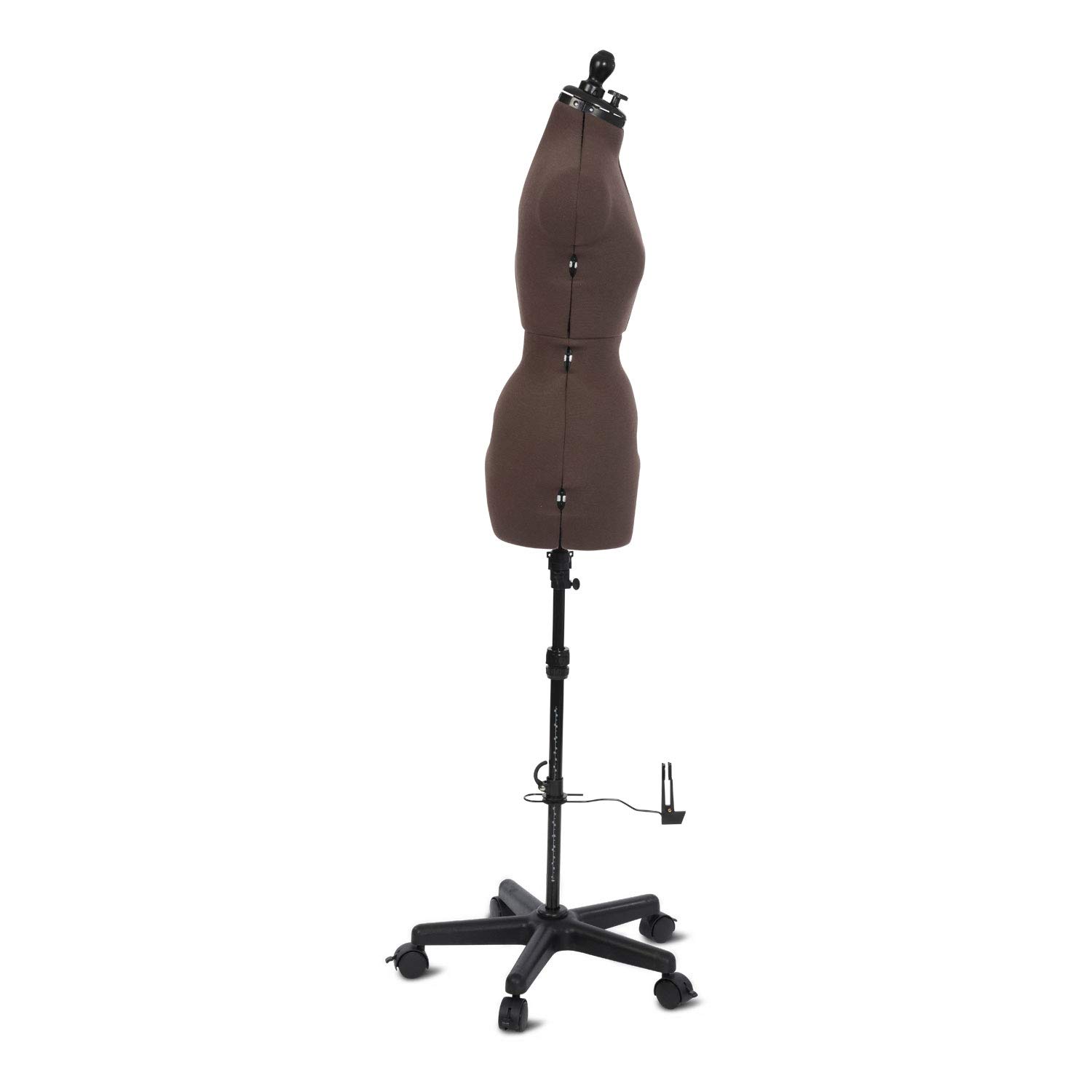 Adjustoform FG1101 Olivia 8-teilige verstellbare Kleiderform, Brauner strukturierter Polyester-Baumwollstoff, Small (UK Dress Size 10-16)