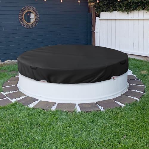 Krismile Black Round Stock Tank Cover