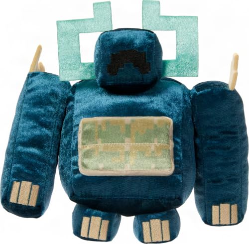 Mattel Minecraft Dungeons II Twisted Warden Plush Toy, 8-inch Soft Doll Collectible Inspired by the Game