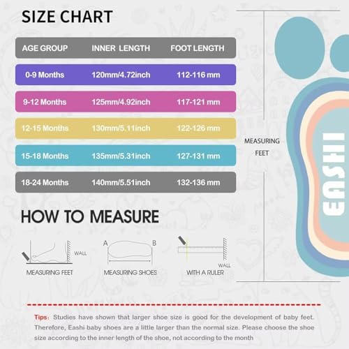 Eashi Baby Boy Girl Non-Skid Indoor Infant Walking Shoes Breathable Warm Elastic Sock Shoes with Memory Sole Protect Toes Outdoor Sneakers2