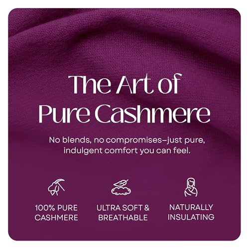 Image of Velanio Cashmere Poncho for Women - 100% Mongolian Wrap & Dress Topper