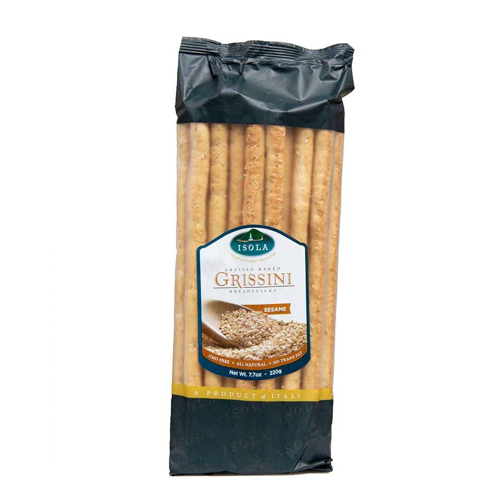 Isola Italian Premium Sesame Grissini Breadsticks-6 Pack