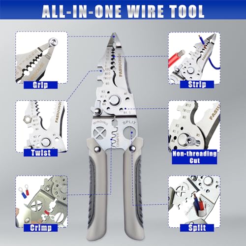 FASIUCHOI Multi-Function Wire Stripper Tool