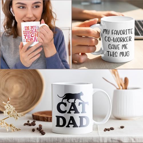 Taza de cerámica DYJYBMY Halloween con diseño de ganso y murciélago miniatura 5
