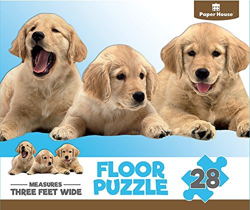 Paper House Productions PUZ-4003E Floor Puzzle, Puppies by Paper House Productions
