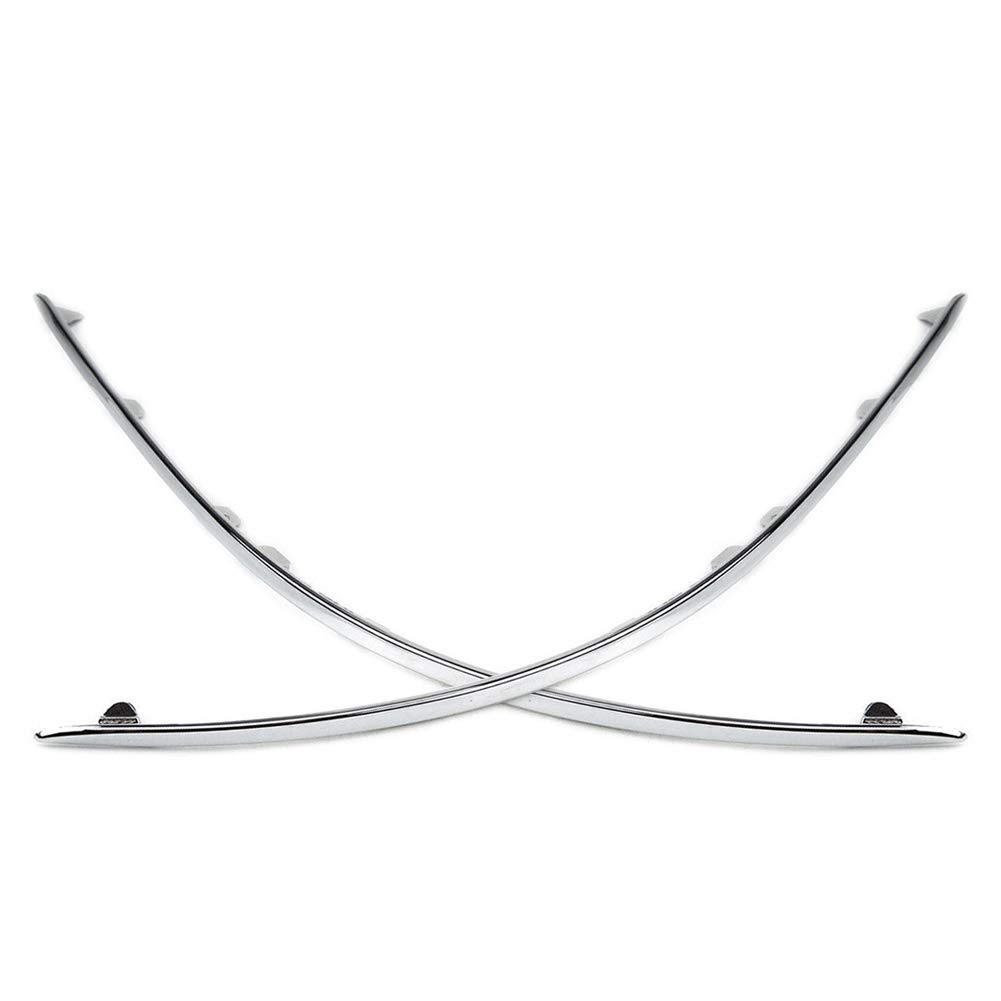 Strisce decorative per paraurti anteriore per Classe C W204 2007 2008 2009 2010 2011, lato sinistro e destro, A2048850721 A2048850821