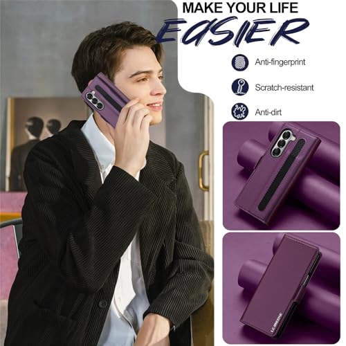 Housse Samsung Galaxy Z Fold 4 bleu pour vos déplacements professionnels