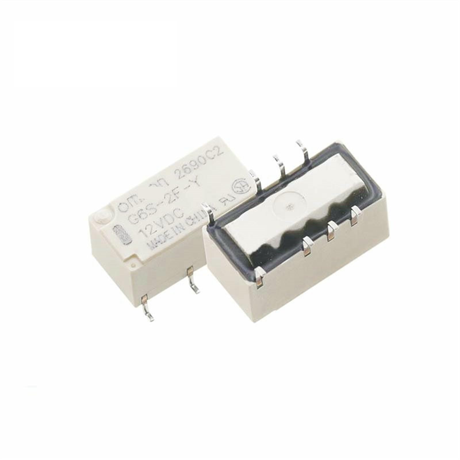 Relais G6S-2F-Y-12VDC 12V 2A composant de commutation miniature de haute précision