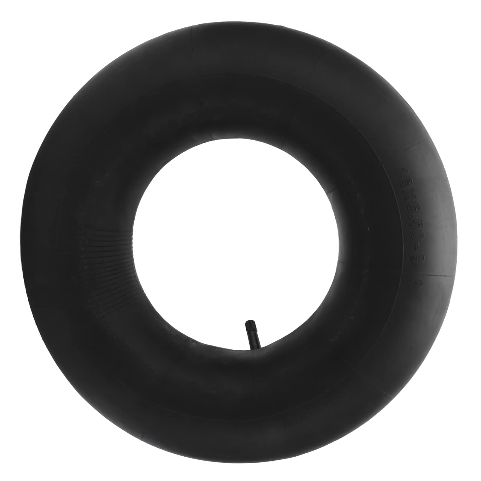 Wiltec Chambre à air 16x6.50-8 pour pneu de tracteur à pelouse – 400 x 400 x 100 mm – avec Valve