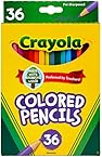 Crayola Colored Pencil Set, School Supplies, Assorted Colors, 36 Count, Long