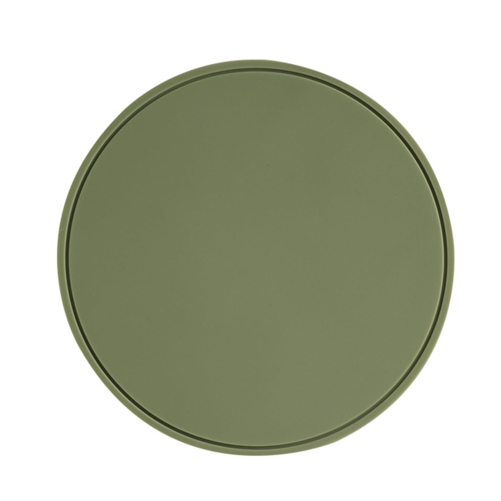Silicone Trivet Mat with Non-Slip Heat-Resistant Pot Bowl Holder Round Placemat for Hot Pot Pans Dishes Versatile Kitchen Protector Green 16cm