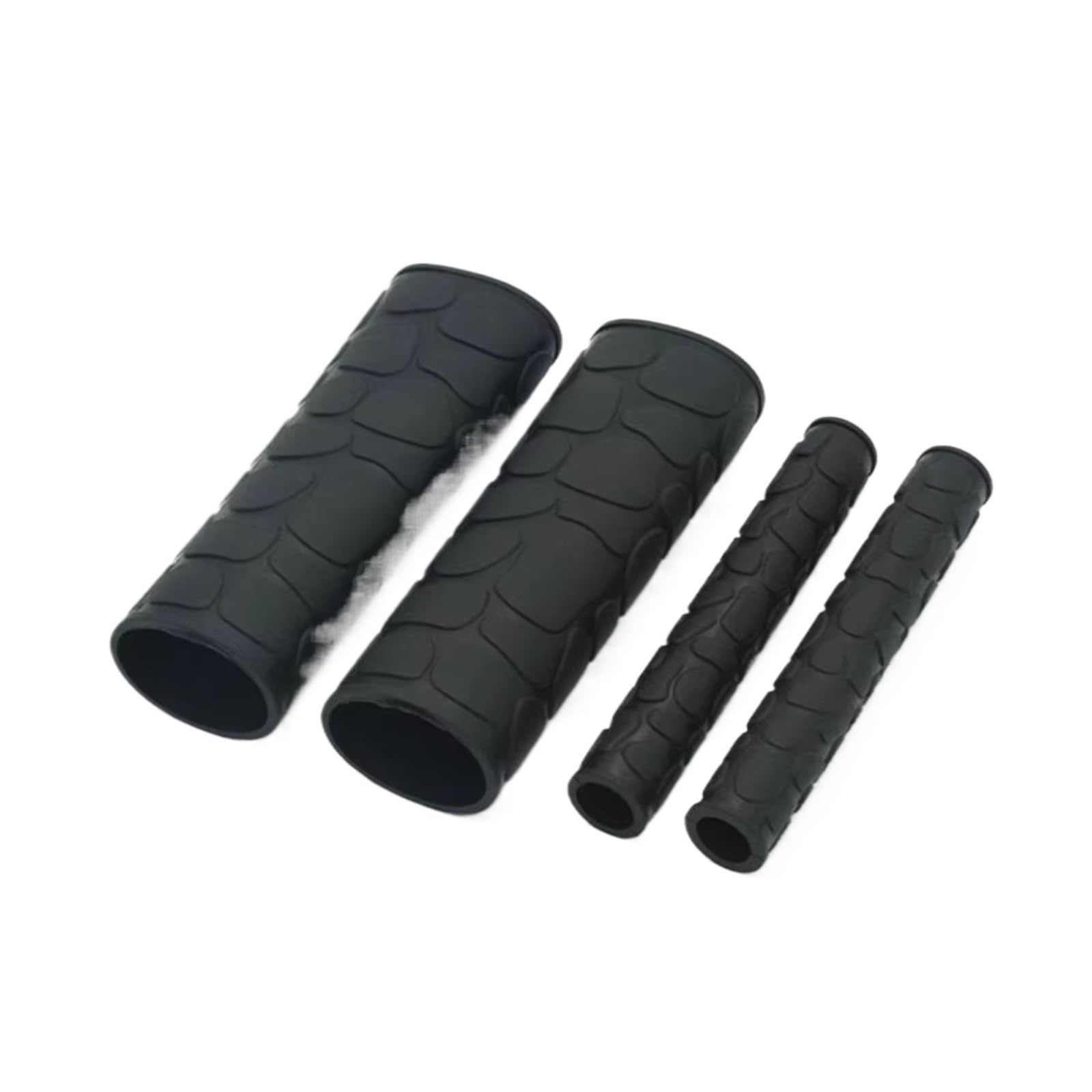 Protector Goma Antideslizante Silicona Universal Agarre Motocicleta Empuñadura motocicleta | Cubierta Universal agarre manillar moto Protector goma suave antideslizante silicona mango freno(Black)